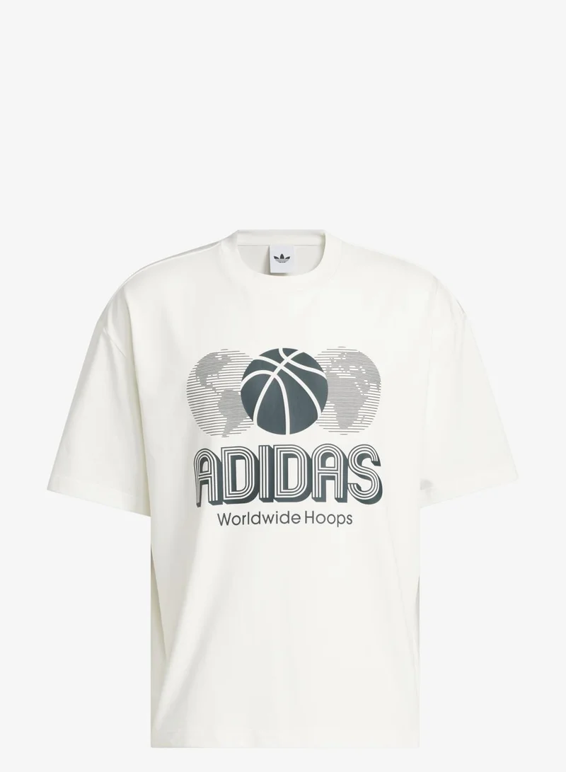 adidas Originals World Wide Hoops Global Basketball T-Shirt
